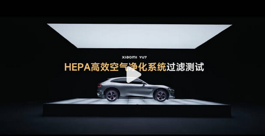 Xiaomi Auto YU7 HEPA Air Purification System Test